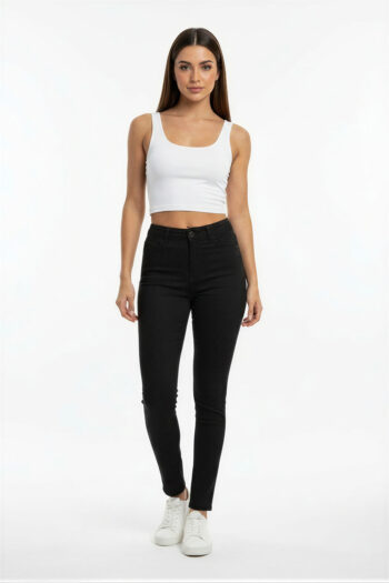 JEANS SKINNY TIRO MEDIO