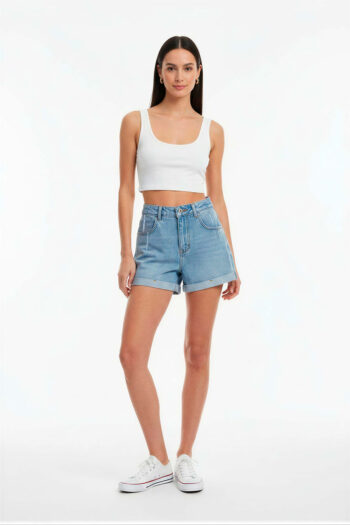 SHORT DENIM DOBLADILLO CASUAL