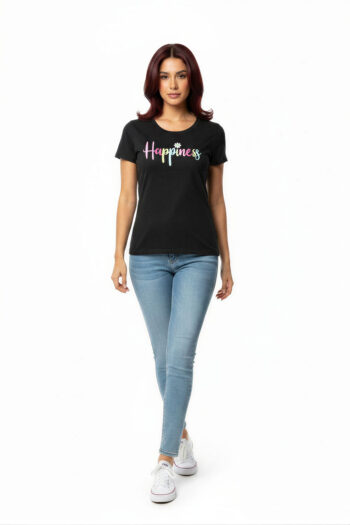PLAYERA ESTAMPADA HAPPINESS
