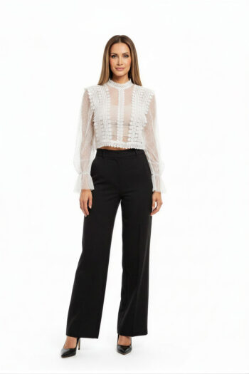 PLAYERA CROCHET MESH
