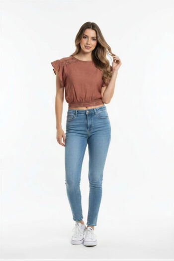 BLUSA TENCEL LAZO ESPALDA