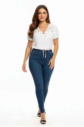 BLUSA DETALLE BORDADO FEMENINO
