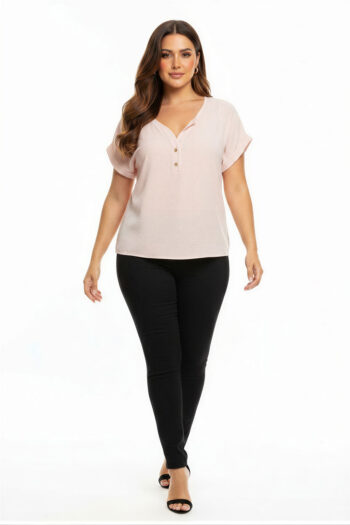BLUSA CASUAL ESCOTE V