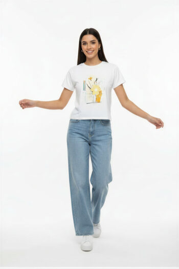 PLAYERA APLICACIÓN FLORAL RELIEVE