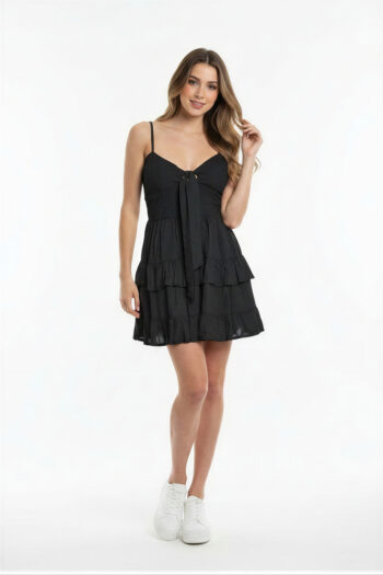 VESTIDO SLUB MOÑO FRONTAL