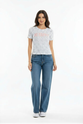 PLAYERA RIB BORDADO LETRAS