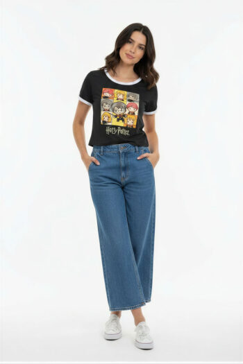 PLAYERA CON FRANJAS CONTRASTE
