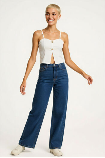 BLUSA TIRANTES BOTONES DORADOS
