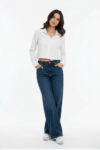 BLUSA CROP MANGA LARGA