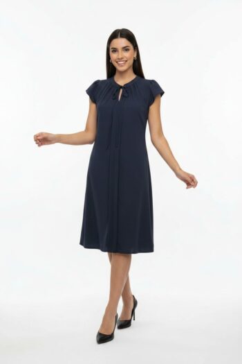 VESTIDO OJILLO M/C
