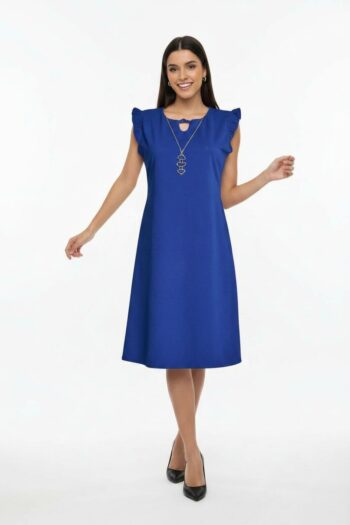 VESTIDO CON COLLAR MANGA OLAN